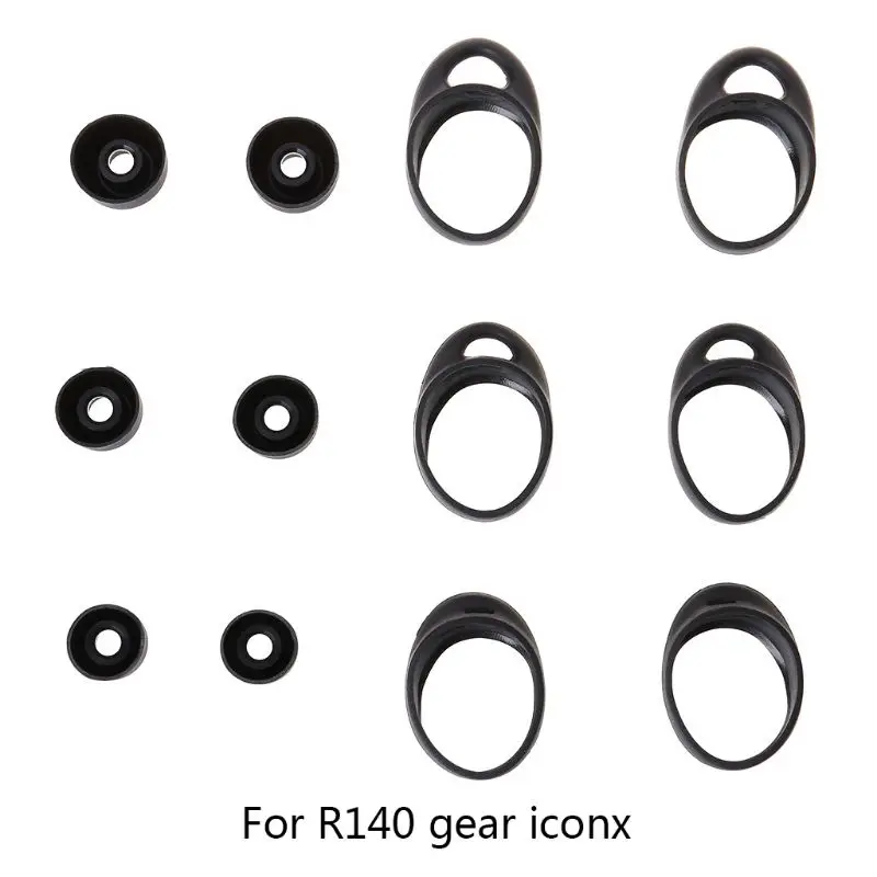 3 пары силиконовых защитных чехлов для Samsung Gear iConX SM-R140 Bluetooth Наушники Аксессуары