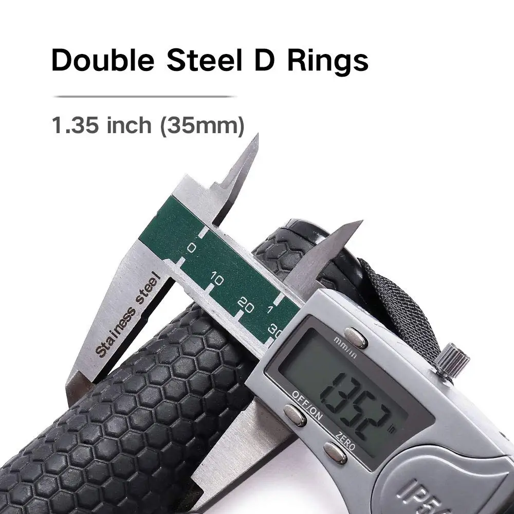 

Exercise Handles Resistance Band Handles Fitness Handles with Solid ABS Cores, Durable Heavy Double D-Rings Set of 2