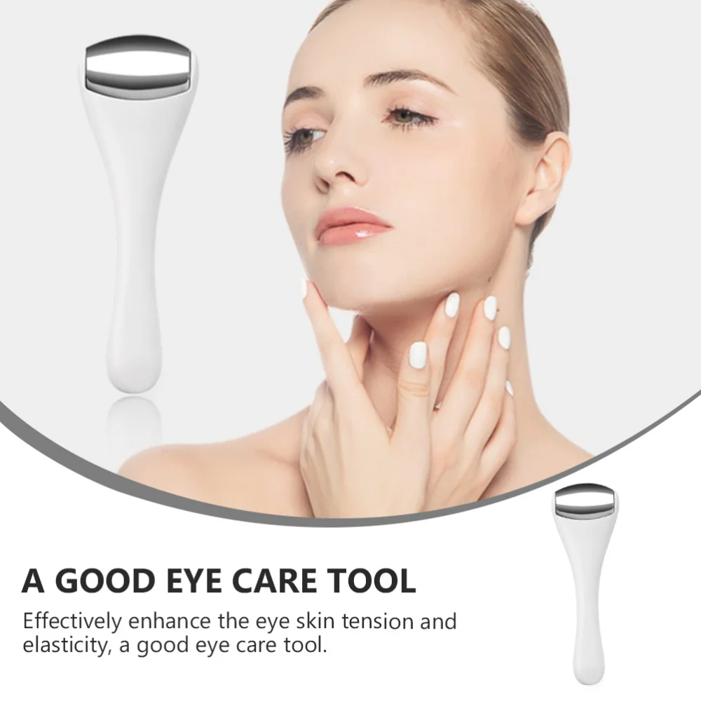 

1PC Handheld Eye Cream Lead-in Stick Practical Eye Facial Massaging Stick(White)