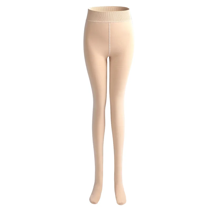 971 Skin2 LANGSHA Winter Warm Leggings Women Casual Thicken Velvet Warm Good Elastic Slimming Seamless Leggings Solid Women's Warm Pants - Цвет: 971 Skin2