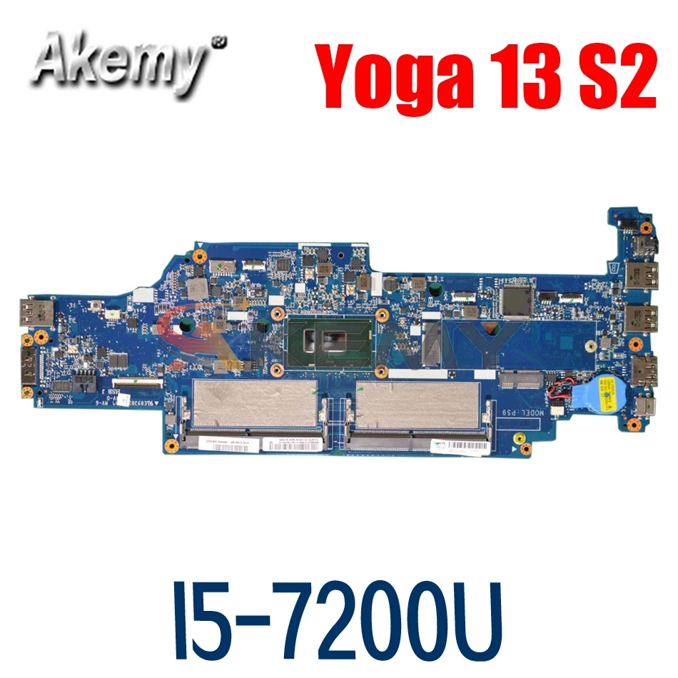 

Laptop motherboard For LENOVO Thinkpad Yoga 13 S2 Core SR342 I5-7200U Mainboard DA0PS9MB8E0 01YT021 01HW974 DDR4