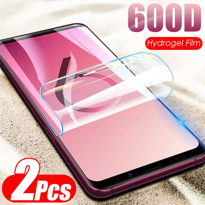 600D 2 1 шт Гидрогелевая пленка не стекло для Samsung Galaxy S8 S9 S10 Plus S10E Note 8 9 10 Защитная