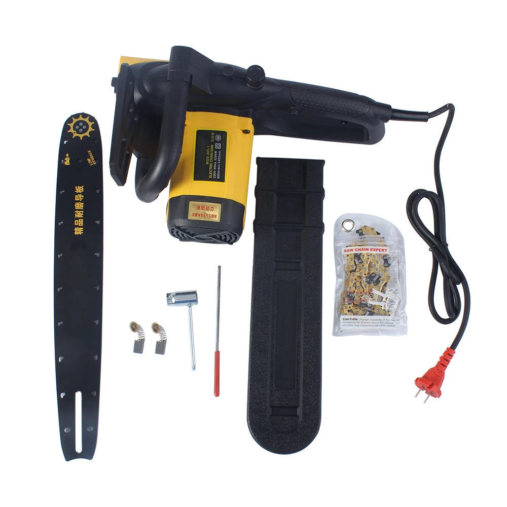 Бензопилу распиловки бытовой высокомощный 2200 Вт многофункциональная плагин