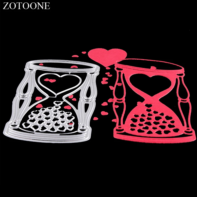 ZOTOONE Сделай Сам надпись Любовь Сердце обратный отсчет песочные часы