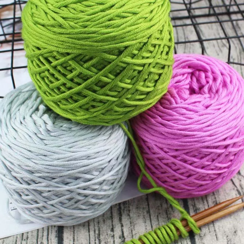 Нить 2 шт. хлопковый шарф для вязания крючком | Дом и сад
