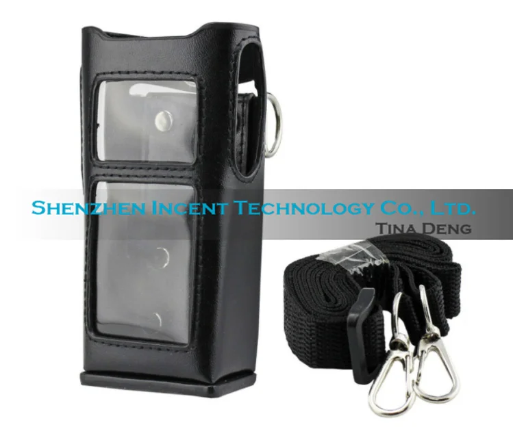 VOIONAIR 5pcs/lot Hard Leather Carrying Case For HYT Hytera Two Way Radio PD700 PD780 PD780G PD790