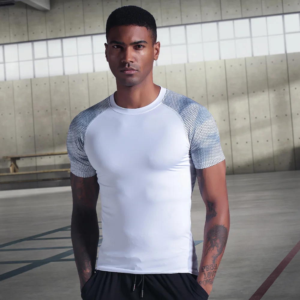 Homme Shirt Running Designer Quick Drying T-Shirts Running Slim Fit Tops Tees Sport Male Fitness Gym Muscle Shirts Men