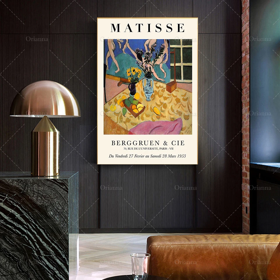 

Henri Matisse Art Print, Still Life With Dance, Modern Art, Fauves, Matisse Poster, Gift idea, Modern Wall Art Poster Print -