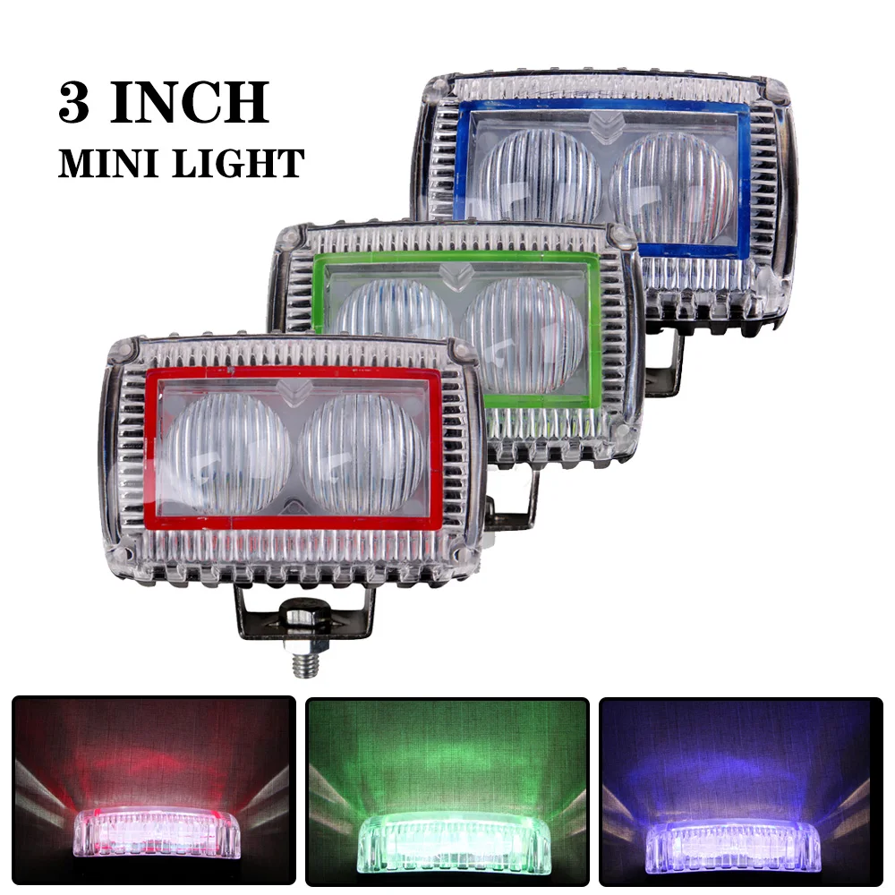 

MINI LIGHT 5D LENS 3INCH LED WORK LIGHT SPOT/FLOOD DRIVING FOG LAMP HEADLIGHT MOTORCYCLE ATV CAR SUV BOAT WAGON PICKUP CAMPER