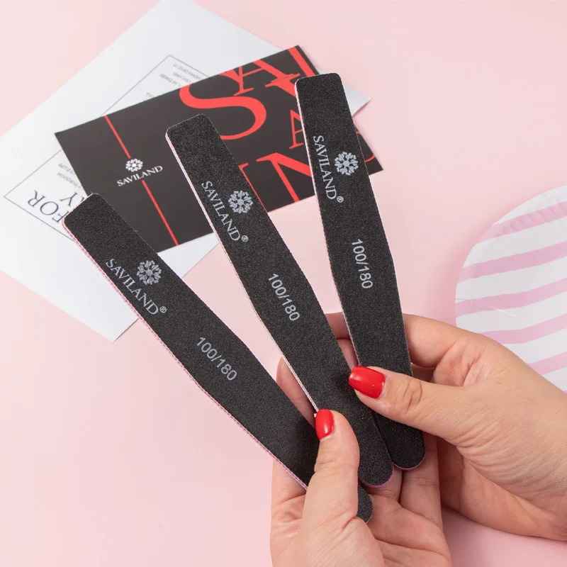 SAVILAND полированная полоска пилочка для ногтей щетка Прочная полировка боковая