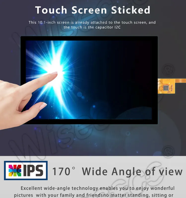 Wisecoco 10," VVX10T022N00 ips lcd экран 2560 × 1600 eDP ландшафтного типа+ igc конденсатор сенсорный датчик для Pad& Tablet