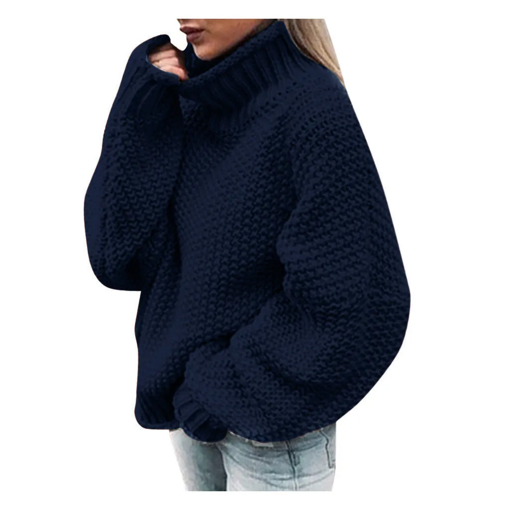 Winter Sweater For Women Sweter De Mujer Invierno 2020 Fashion Knitted Long Sleeve Pullover Sweaters Top | Женская одежда