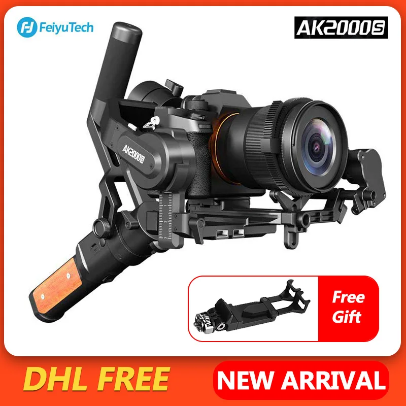 FeiyuTech AK2000S 3-Axis Handheld Gimbal Stabilizer for DSLR Cameras Sony Canon Nikon PK Zhiyun Weebill S Crane 2 DJI Ronin SC