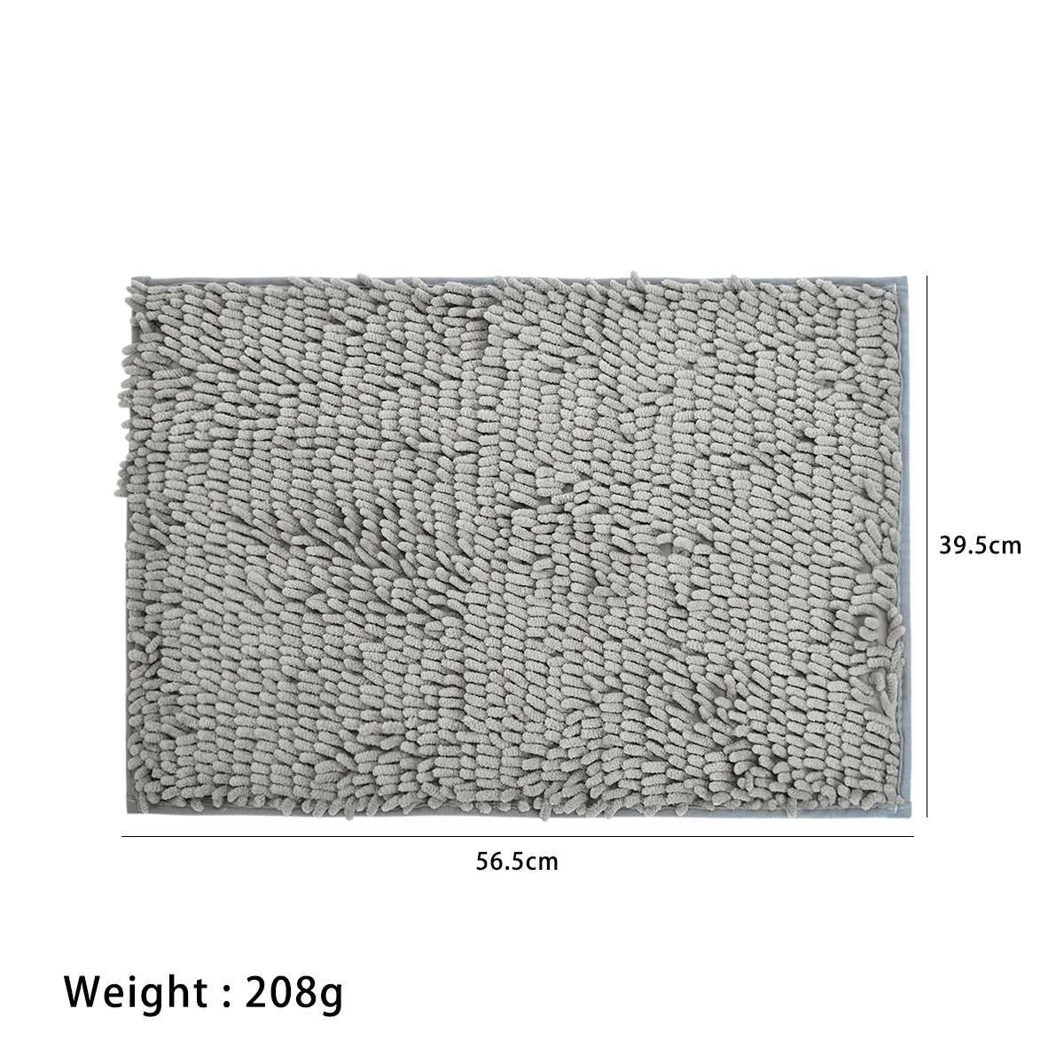 

40*60CM Kitchen Anti-slip Mat Bathroom Microfiber Soft Bath Rugs Door Feet Mat Absorbent Doormat Rug Shaggy Chenille Carpet