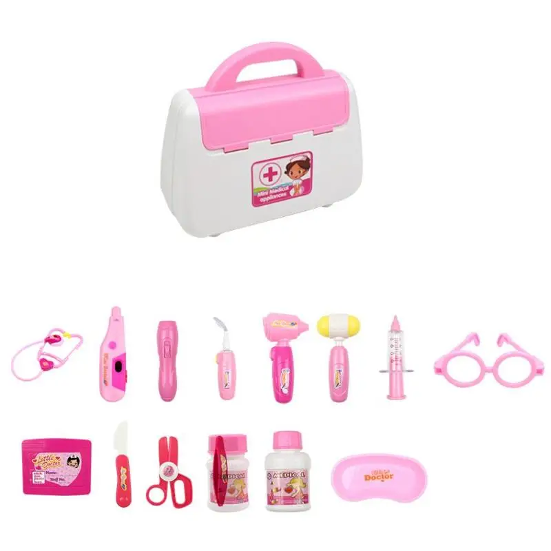 

Plastic Simulate Dentist Medicine Box Personality Creative Superior Quality Suit Kid Doctor Play House Toy Accessories