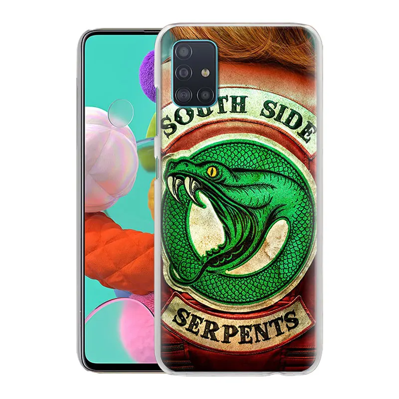 

Riverdale South Side Snake Logo Phone Case for Samsung Galaxy A50 A70 A51 A71 A10 A10e A10s A20e A30 A40 A60 A80 A90 Hard Cover