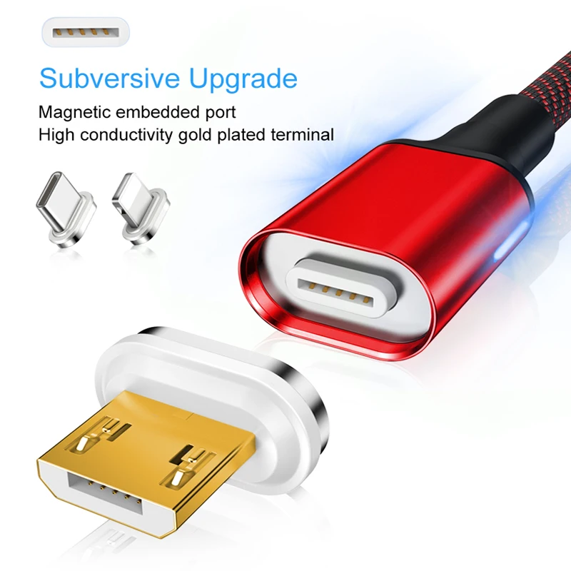 Магнитный кабель Elough Espark USB C для iPhone, кабель type c, кабель 3A quick charge3.0, магнитный кабель для зарядки и передачи данных