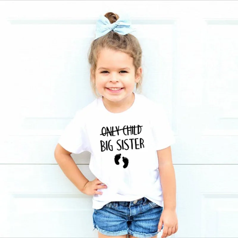 Только для детей Big Sister (старшая сестра) Детская футболка с короткими рукавами