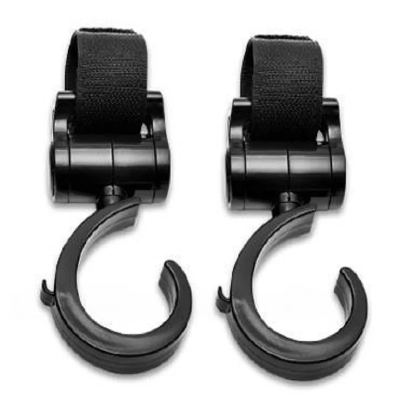 

4pcs New Baby Child Stroller Hanging Hook Clip Stroller Metal Portable Multifunction Metal Hook Stroller Accroche Torchon Mural