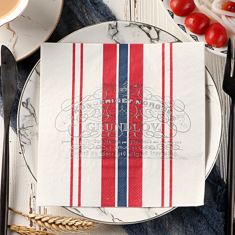 Пособия по немецкому языку Дизайн 50 шт в штучной упаковке Цвет тканевая салфетка