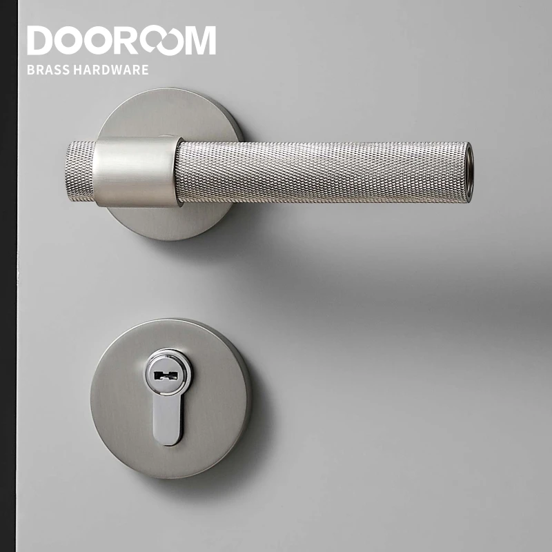Interior Bedroom Bathroom Double Wood Door Lever Set Dummy H