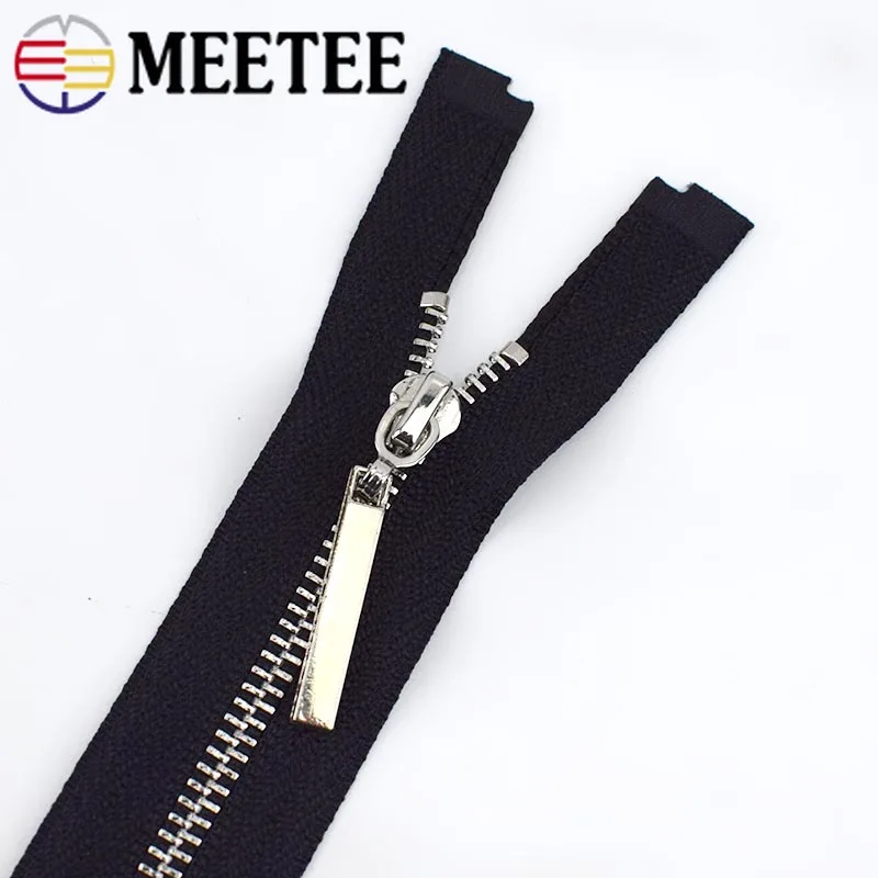 

10pcs Close-End 15/18/20/25/30cm 3# Metal Zipper Auto Lock Zip for Sewing Jacket DIY Bag Decoration