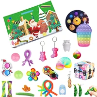 24 days fidget toys christmas advent calendar pack stress relief squeeze toy fidget funny toy blind box kids boys girl xmas gift
