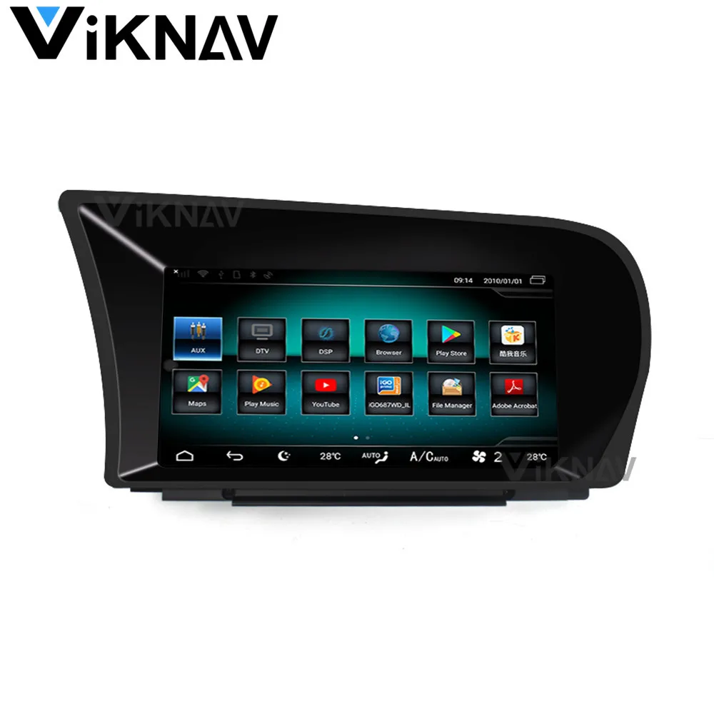 Автомобильный радиоприемник с навигацией GPS для Benz S W221 W216 CL 2005 2009 автомобильное