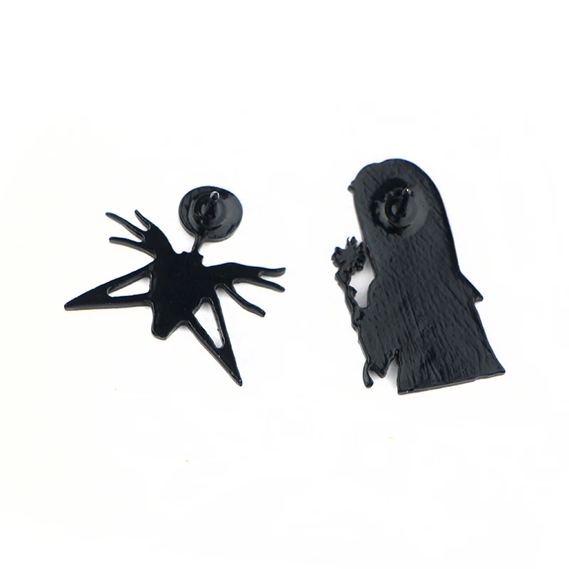 Эмалированная заколка для лацканов Кошмар перед Рождеством Значки шляп