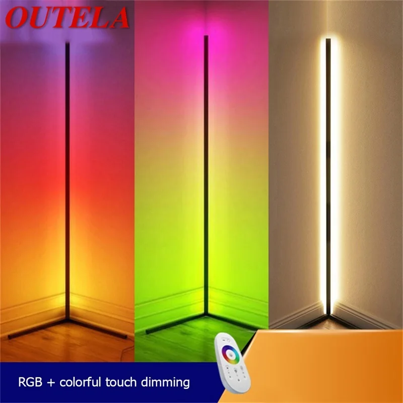 

OUTELA Dimmer Lighting RGB Dazzle Color Light Background Atmosphere Lamp Decorative for Home Bedroom KTV Hotel