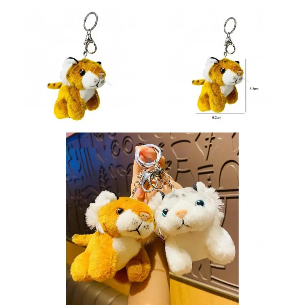 

Брелок кукла Тигр, износостойкий, полезный, мягкий, с тонкой текстурой, плюшевый брелок с тигром