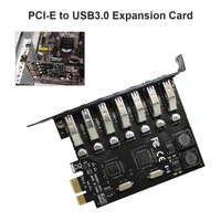 pci e to usb 3 0 adapter pci express high speed 7 ports mining special riser card pcie converter for desktop pc computer