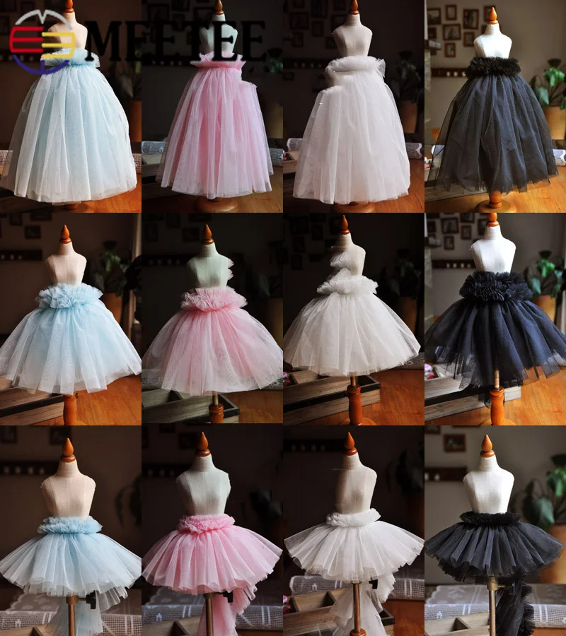 Meetee 12/20/30 см плиссированные оборки Сетка кружевная отделка Лента Ткань DIY юбка