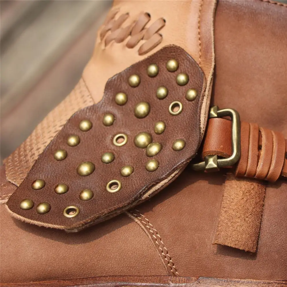 Женские ботильоны ручной работы из овечьей кожи Удобные прогулочные ботинки с