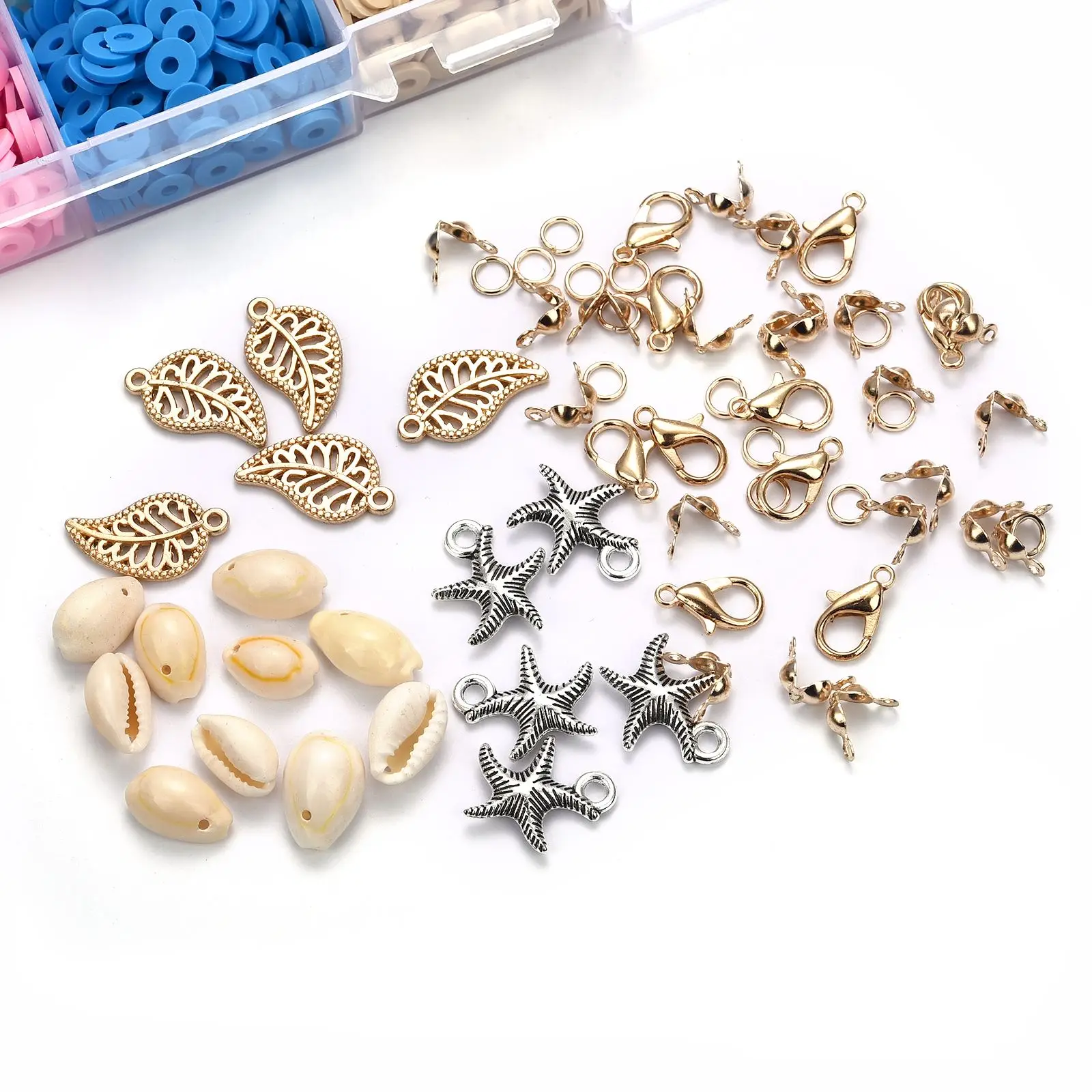 1 комплект 6 мм плоские круглые бусины из полимерной глины разделительные