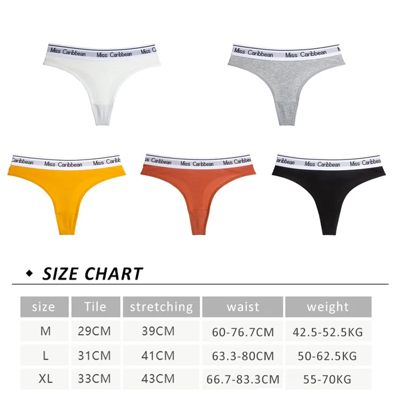 

Fashion Lingerie Fitness No Trace Thongs Panties Lady Briefs 1Pcs Low-waist Cotton Letter Pattern Tummy Control Panties