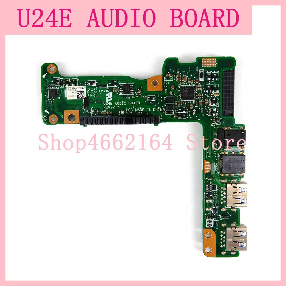 U24E аудио плата для Asus U24A HDD жесткий диск адаптер звуковая карта USB SD интерфейс REV 2