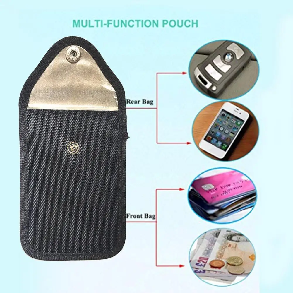 Автомобильный ключ сигнала блокатор мешочек RFID/wifi/LTE/NFC сотового телефона