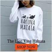 Пуловер «Король Лев Акуна Матата» уличная Толстовка зима осень Ulzzang Kawaii Модные женские толстовки с капюшоном