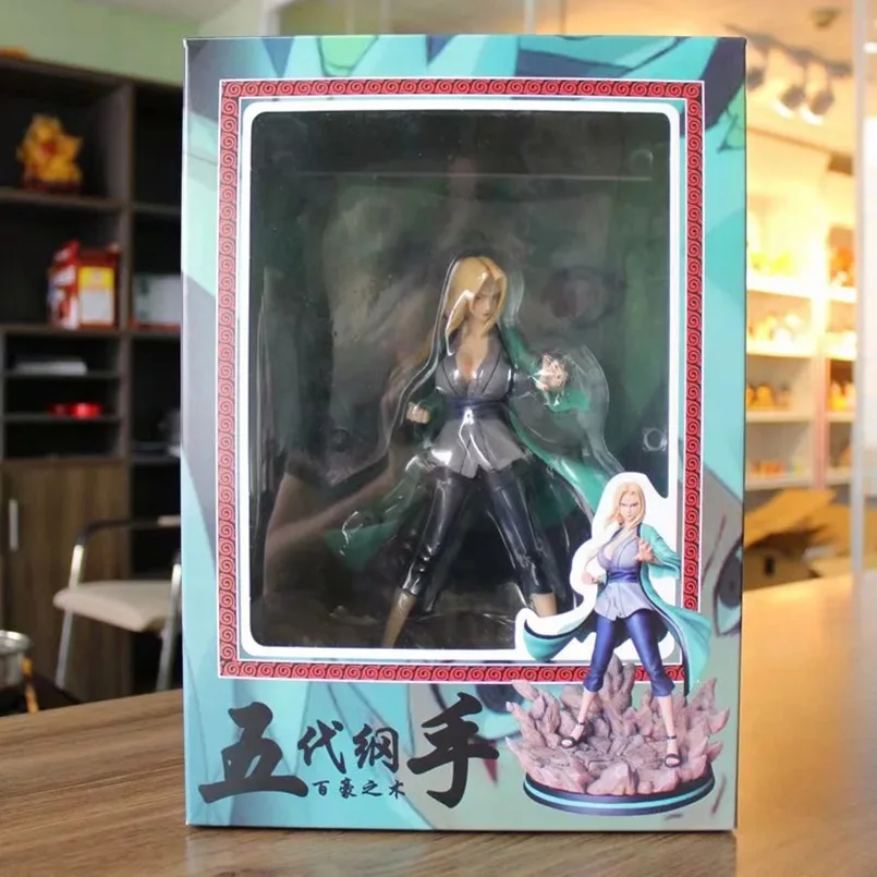 28 см японского аниме narutoed Tunade ПВХ Фигурки игрушки супер staute украшения модель
