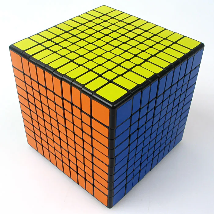 Shengshou 10x10x10 куб 10,2 см волшебный куб, головоломка, 10 слоев 10x10 волшебный куб cubo подарок образовательные игрушки, Прямая поставка