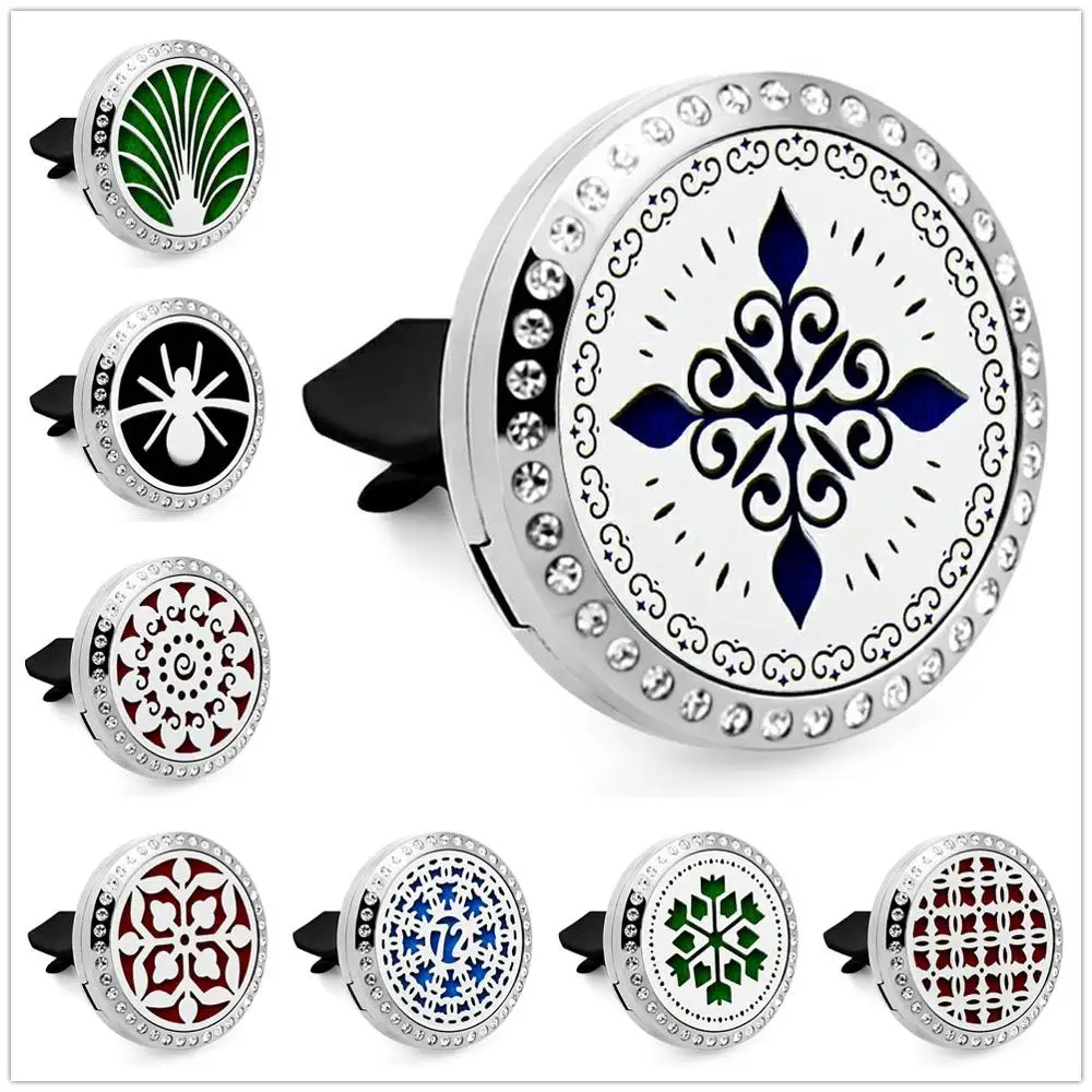 Новое поступление 30 мм Автомобильный диффузор медальон с зажимом для