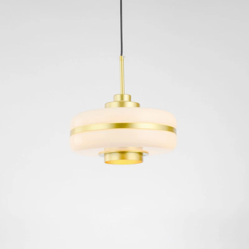 

Modern Glass Gold Pendant Lamp Living Room Nordic Led Kitchen Hanging Lamps Circular Luminaire Industrial Home Decor Fixtures
