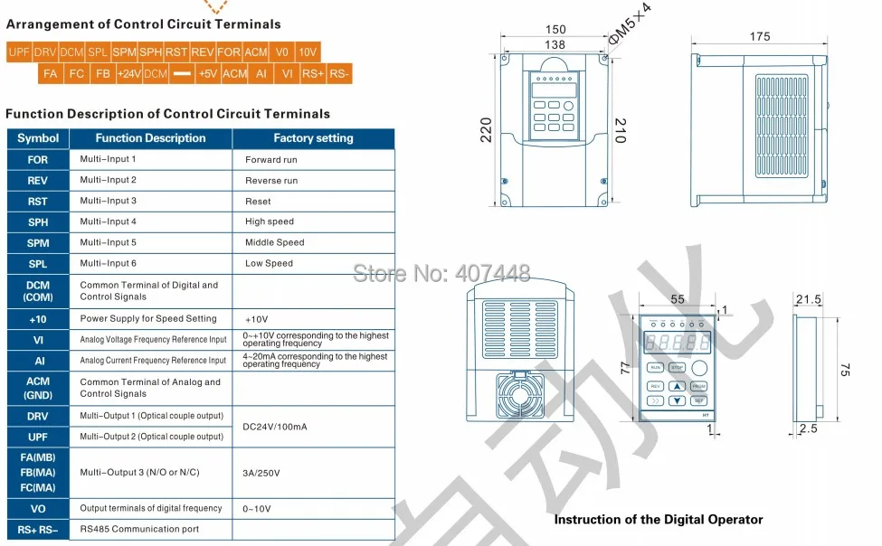 HY CNC VFD 110V 220V 380V 4.0KW 5.0HP инвертор двигателя с переменной частотой преобразователь для управления скоростью двигателя шпинделя