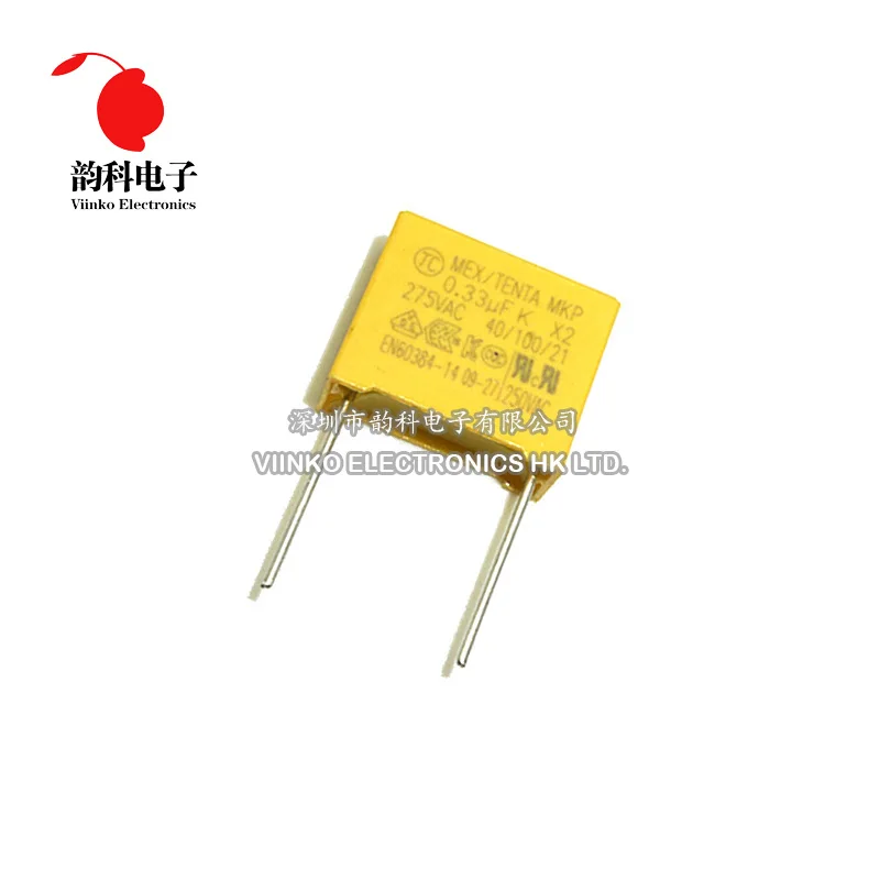 10 шт. безопасный конденсатор X2 15 мм 275VAC 275V 0 022 мкФ 047 1 22 UF 33 47 68 полипропиленовая