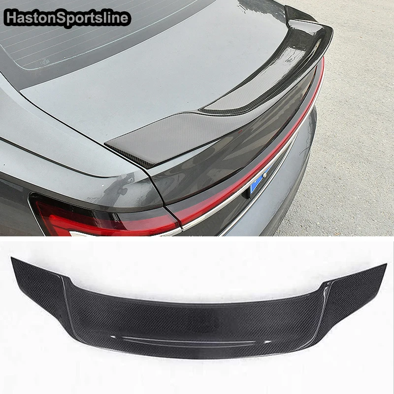 

For Audi A6 C8 R Style Carbon Fiber Rear Trunk Spoiler Car Wing 2019UP