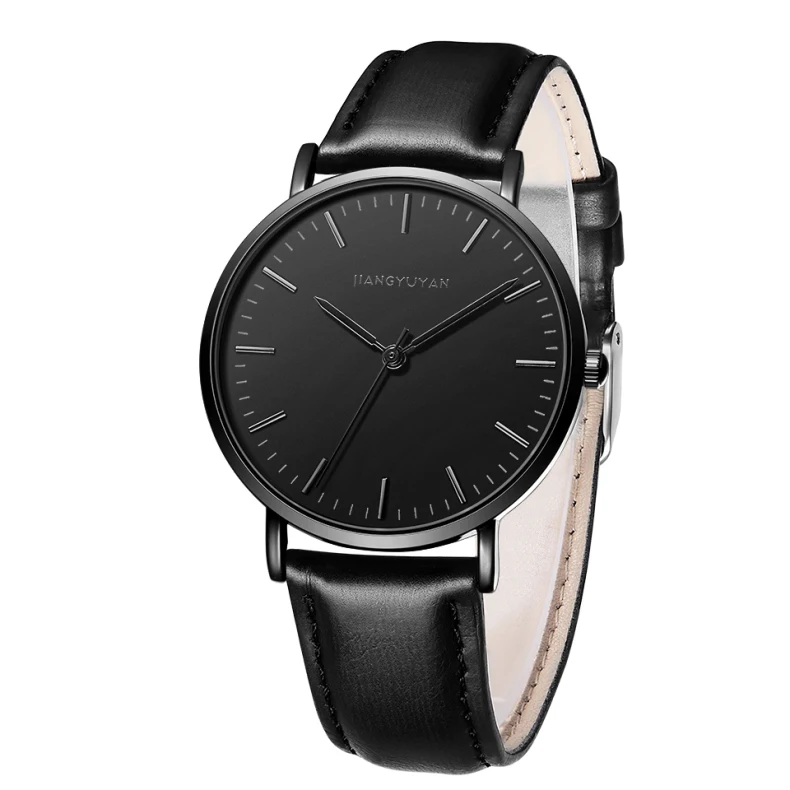 2020 новые мужские водонепроницаемые ультра-тонкие женские часы минималистичные