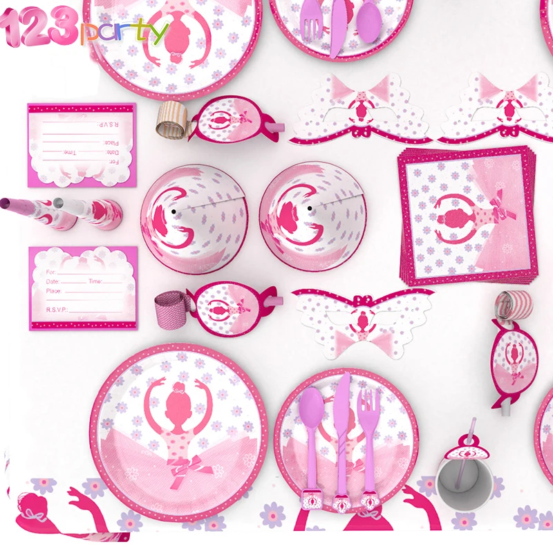 Фея Танцы девушка тема вечерние душа ребенка Дети День Рождения Декор поставки