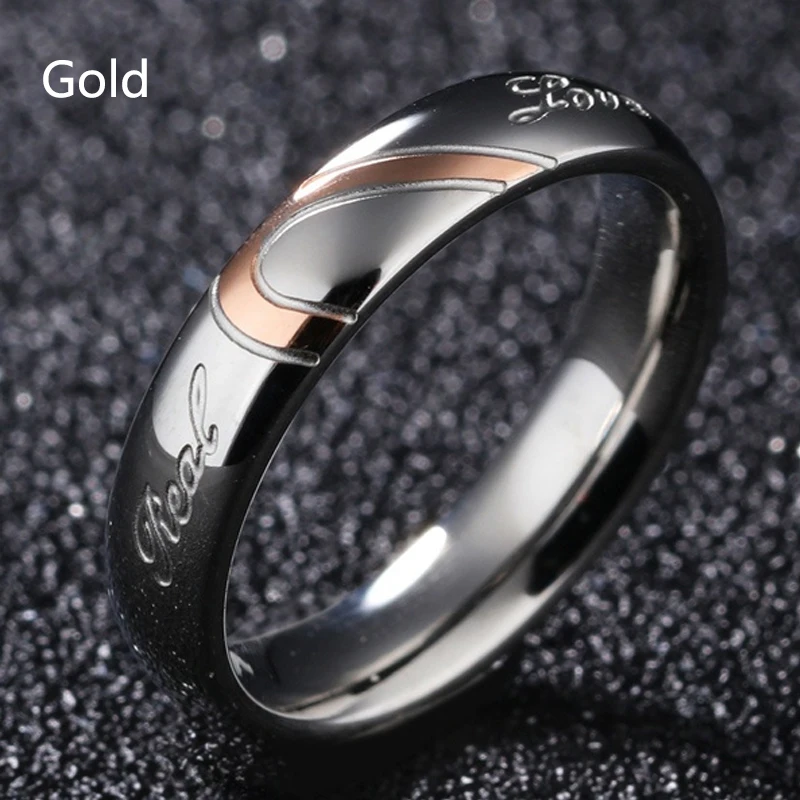 

Коллекция 2021 года, обручальное кольцо для пары из титановой стали для женщин и мужчин