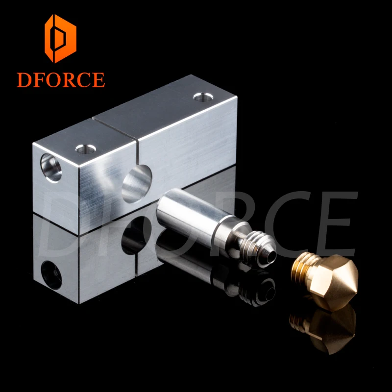 DFORCE Swiss полностью металлический Hotend KIT Wanhao hotend для i3 Monoprice Maker Select кокон Create heat block